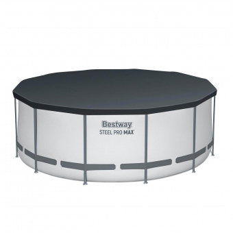 Каркасный бассейн BestWay Steel Pro Max 366 х 122 см + Насос-фильтр, лестница, тент, арт. 56420